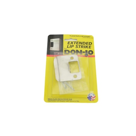 Don-Jo 2-1/4" Full Lip Strike with 1-1/2" Extended Lip with Round Corners EL115630RC